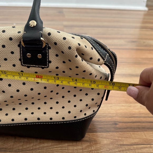 Kade Spade Dr Bag Satchel cream polkadot bag - Picture 13 of 16